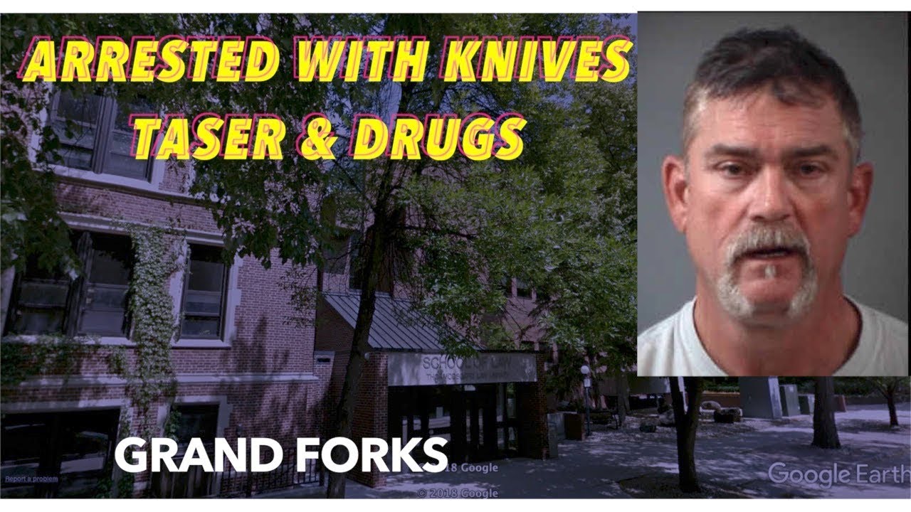 Arrested In Grand Forks, Allegedly With Knives, Taser & Drugs iNewZ