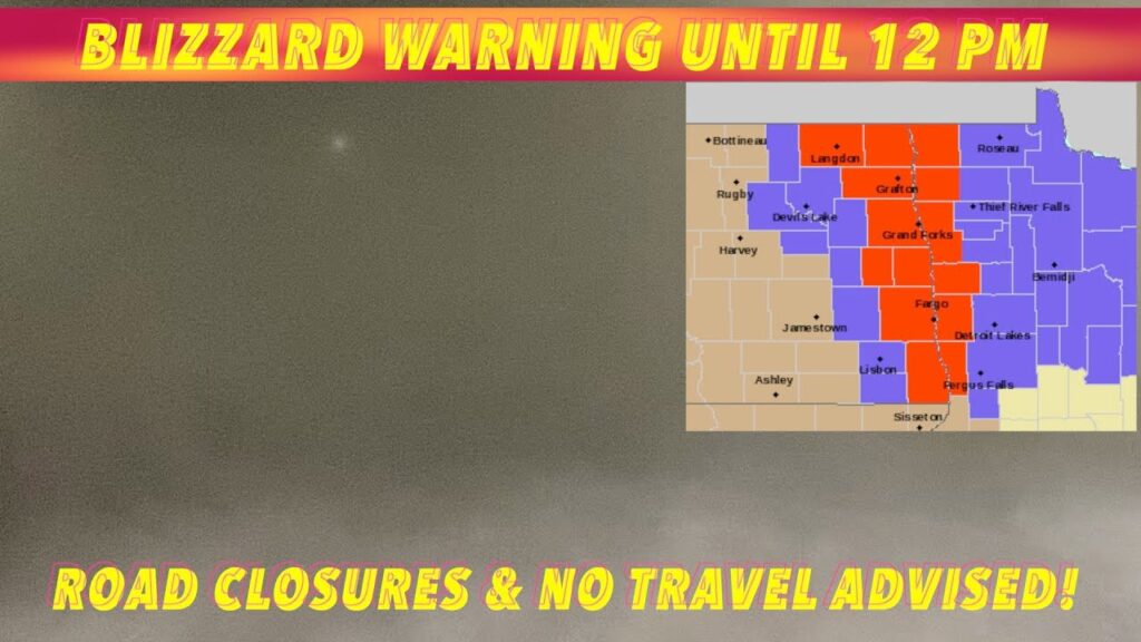 BLIZZARD WARNING Road Closures & No Travel Advised iNewZ