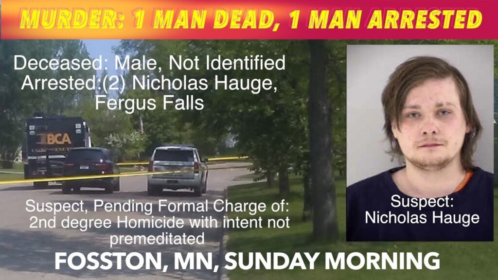 FOSSTON MURDER Suspect Arrested, 1 Man Dead iNewZ