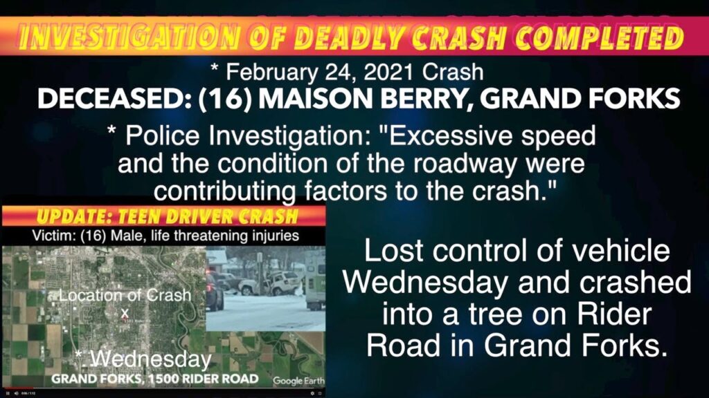 Investigation Of Deadly Grand Forks Crash Completed iNewZ