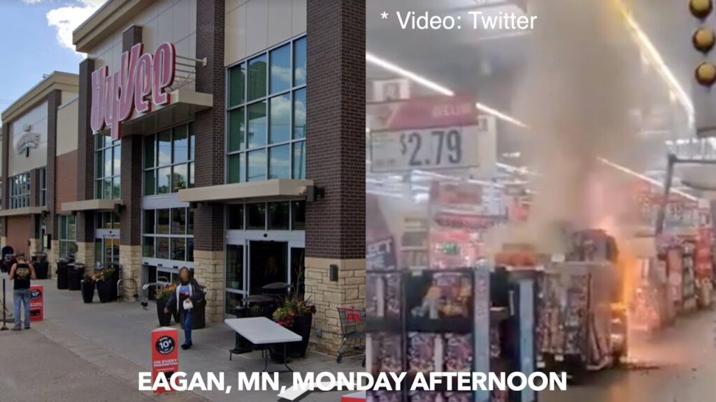 Juveniles In Custody After Fireworks Fire In Eagan, MN Grocery Store