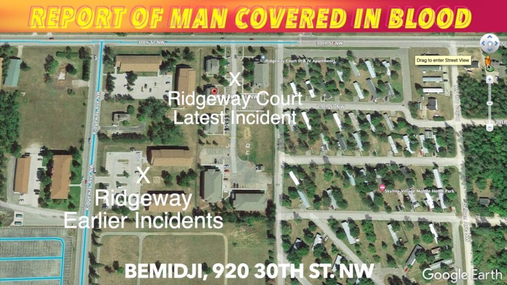 Man Covered In Blood, Another Incident At Bemidji's Ridgeway Apartments