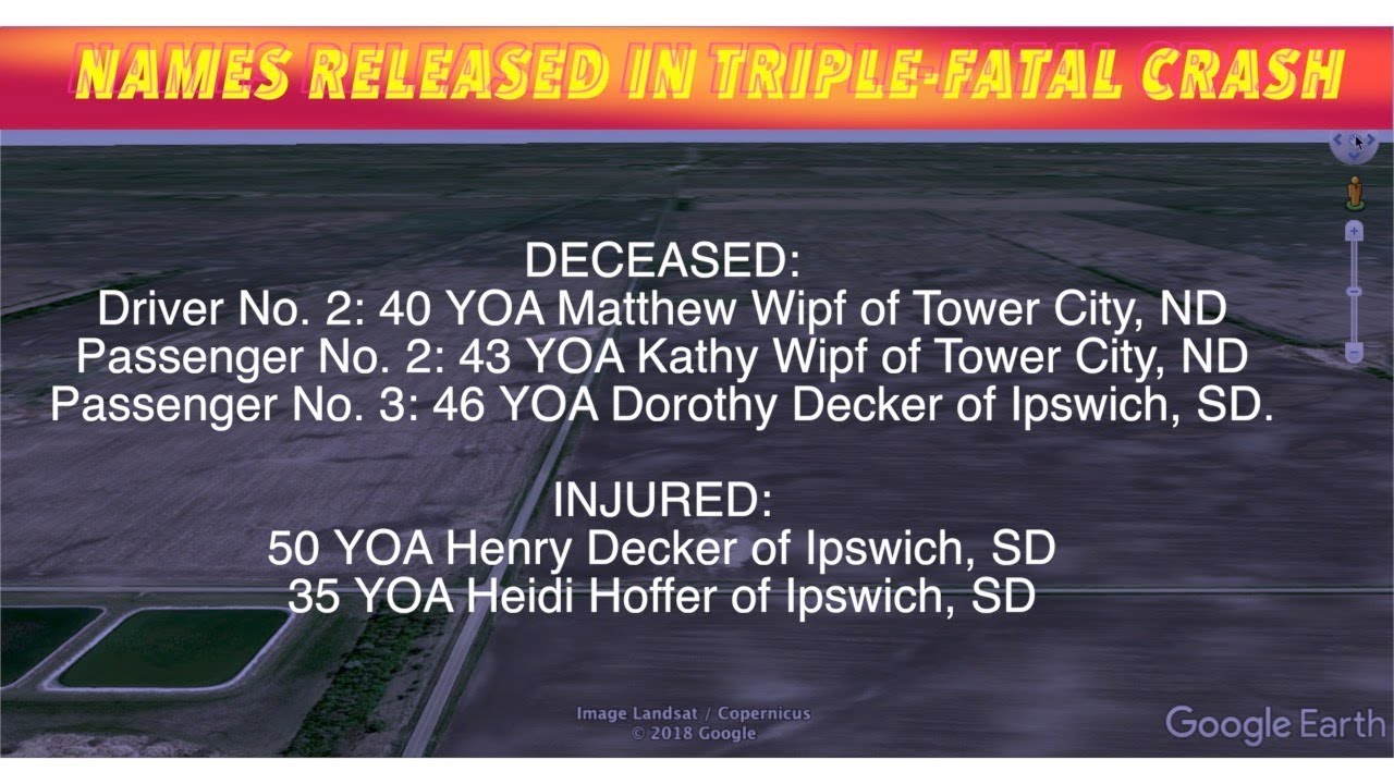 Names Released In TripleFatal Crash Near Tower City, ND iNewZ