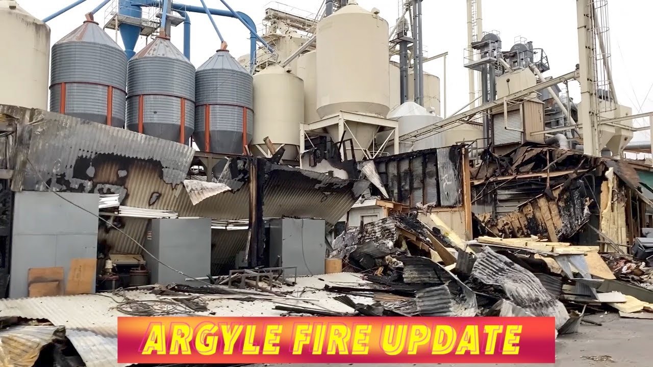 UPDATE Argyle Grain Elevator Heavily Damaged In Friday Fire iNewZ
