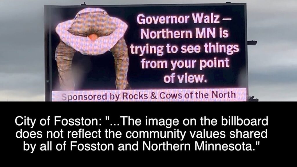 City Of Fosston Responds To Controversial Billboard Archives iNewZ