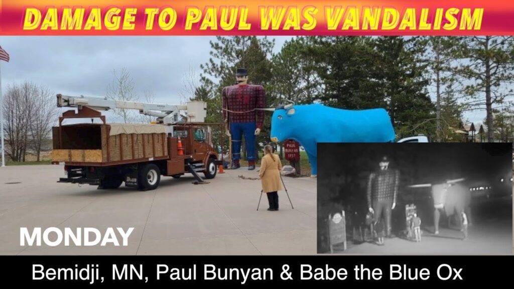 UPDATE Damage To Paul Bunyan Was Vandalism iNewZ