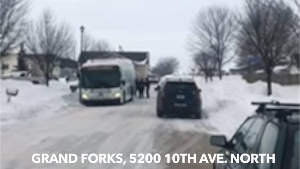 UPDATE Grand Forks City Bus Clips Mail Truck Mirror iNewZ