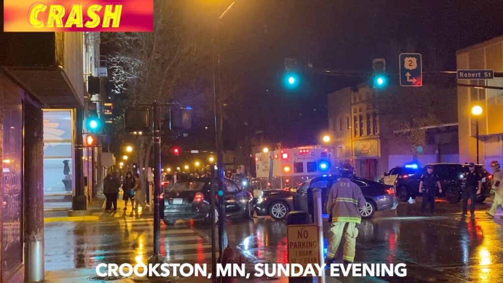 BREAKING NEWS Sunday Evening Crash In Downtown Crookston, MN iNewZ