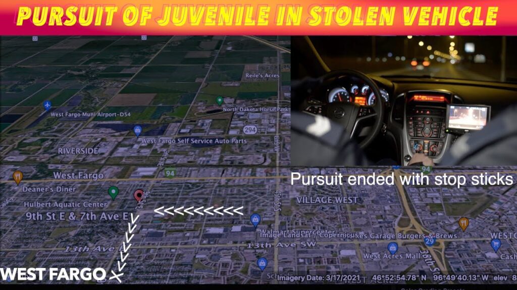 Pursuit Of Juvenile In Stolen Vehicle Ended With Stop Sticks In West ...