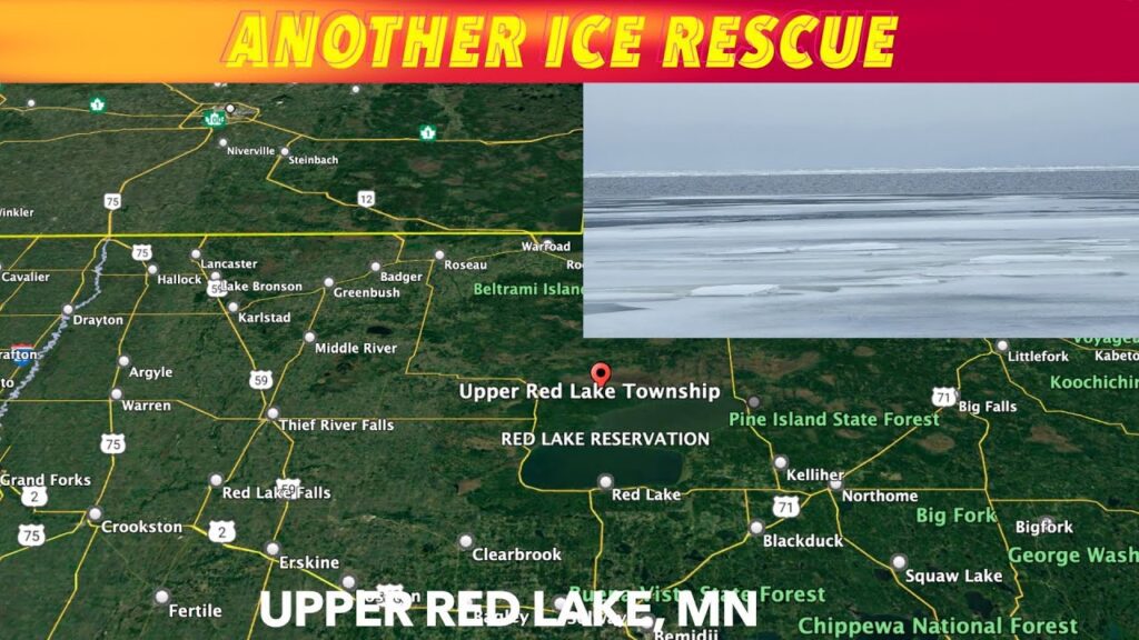 BREAKING NEWS Another Ice Rescue Underway On Upper Red Lake, MN iNewZ