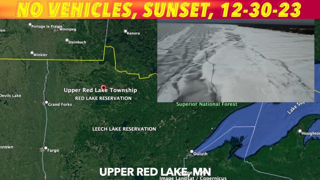 BREAKING NEWS Upper Red Lake, MN Closed To ALL Vehicles AT Sunset iNewZ