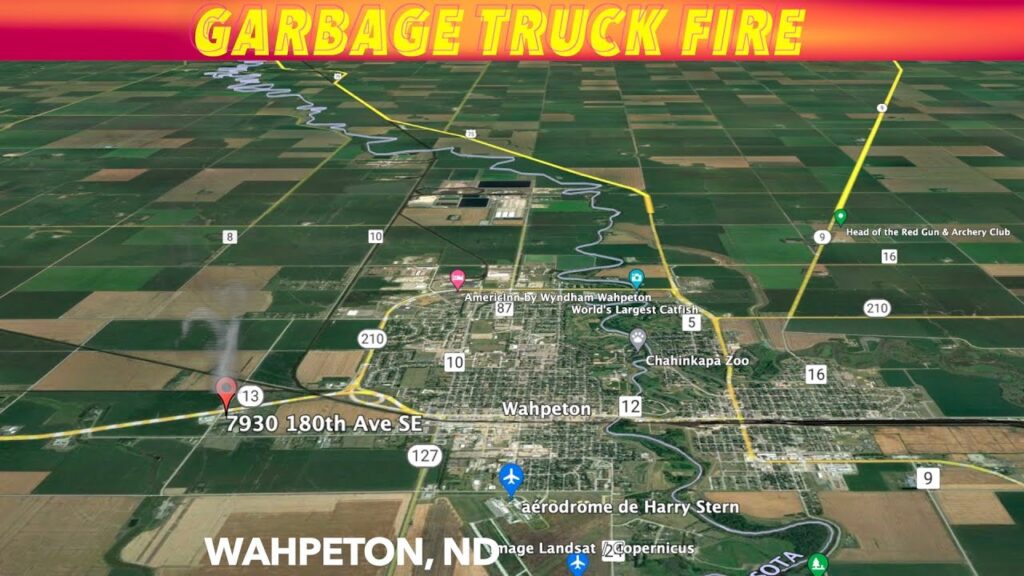 Garbage Truck Fire In Wahpeton iNewZ
