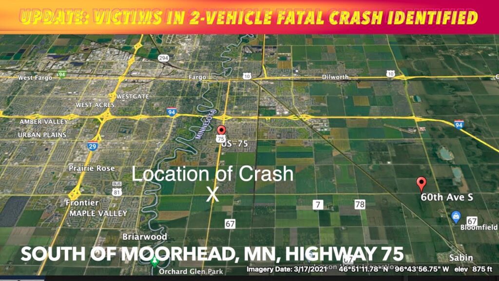 UPDATE: Victims In 2-Vehicle, Fatal Crash Near Moorhead Identified - iNewZ