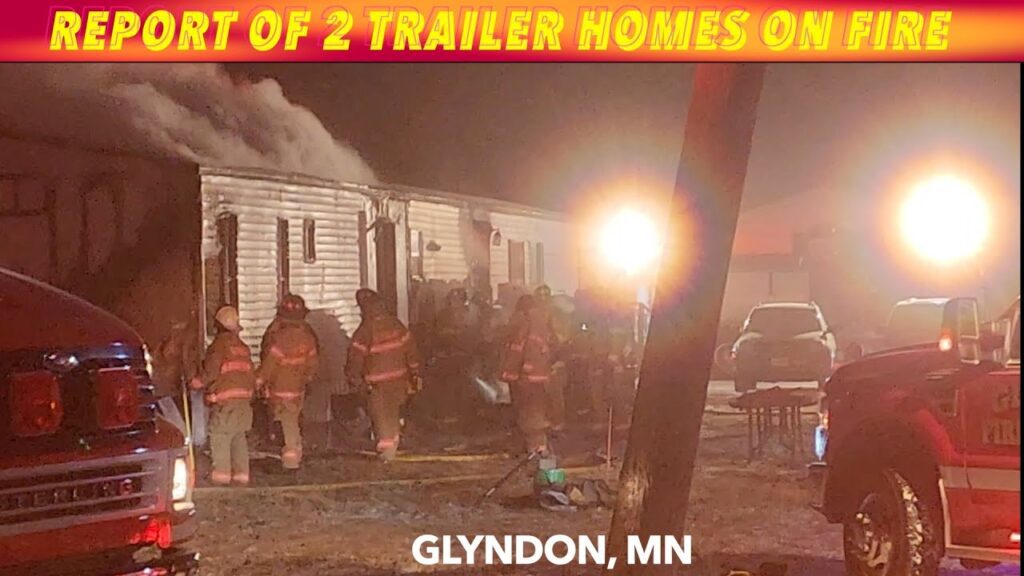 BREAKING NEWS Trailer Homes Fires In Glyndon, Minnesota iNewZ