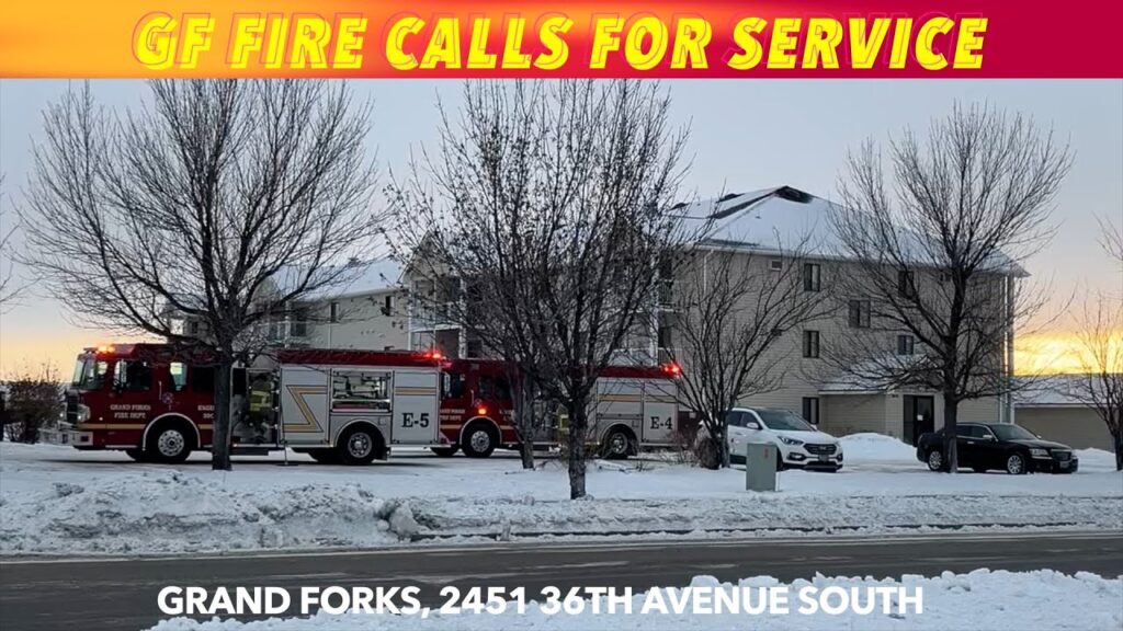 GRAND FORKS FIRE CALLS Broken Pipes & Fire In Trailer Home iNewZ