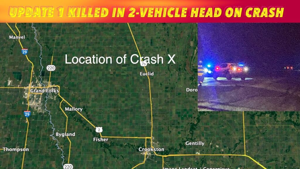 UPDATE 1 Killed In Polk County Head On Crash Near Euclid, Minnesota