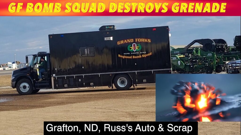 BREAKING NEWS UPDATE GF Bomb Squad Destroys Grenade In Grafton, ND iNewZ