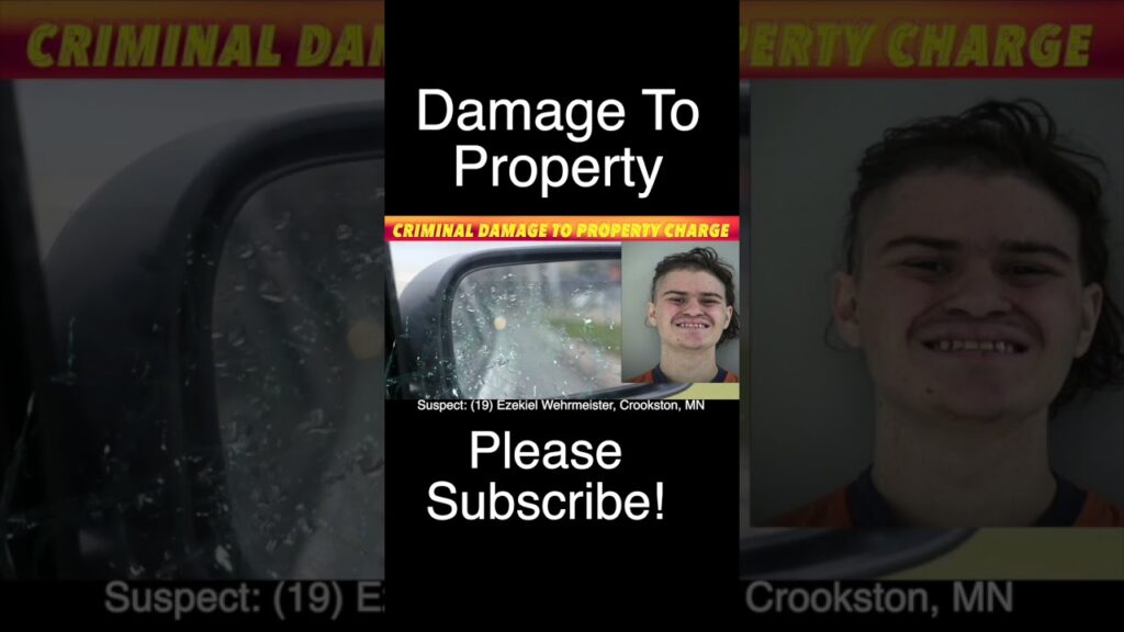 Criminal Damage To Property Charge iNewZ