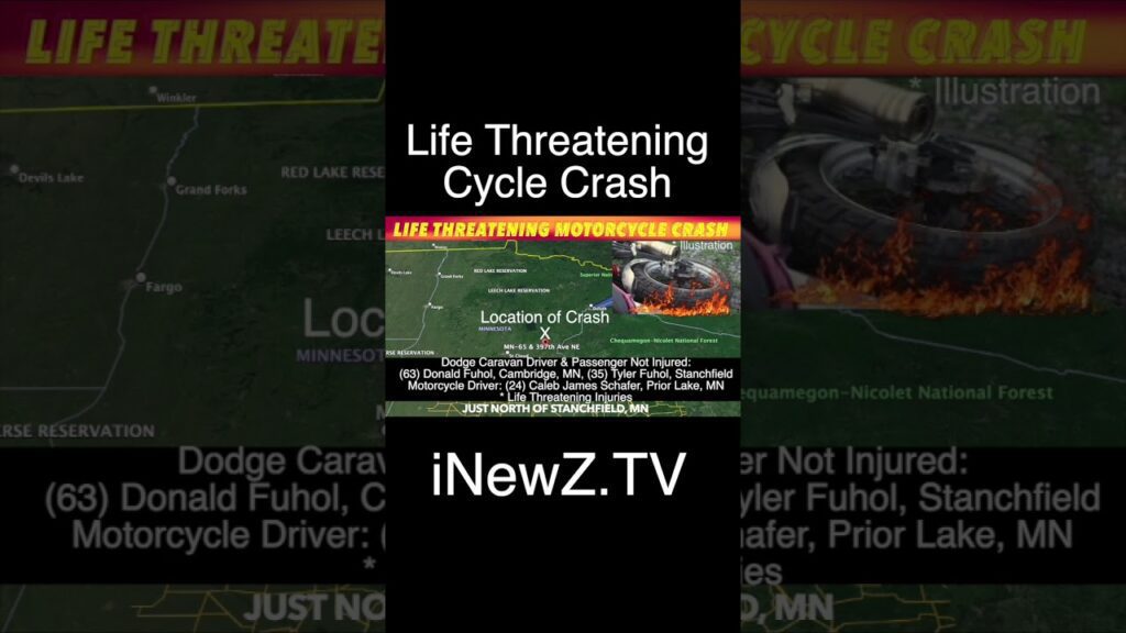 Life Threatening Motorcycle Crash In Minnesota - iNewZ