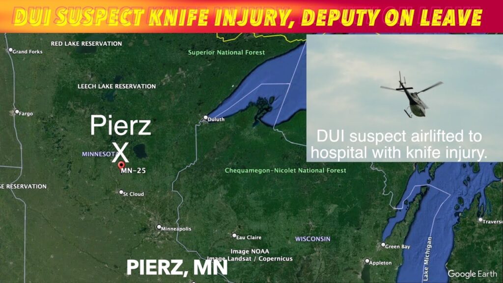 MN DUI Suspect Suffers Serious Knife Injury, Deputy Put On Leave - iNewZ