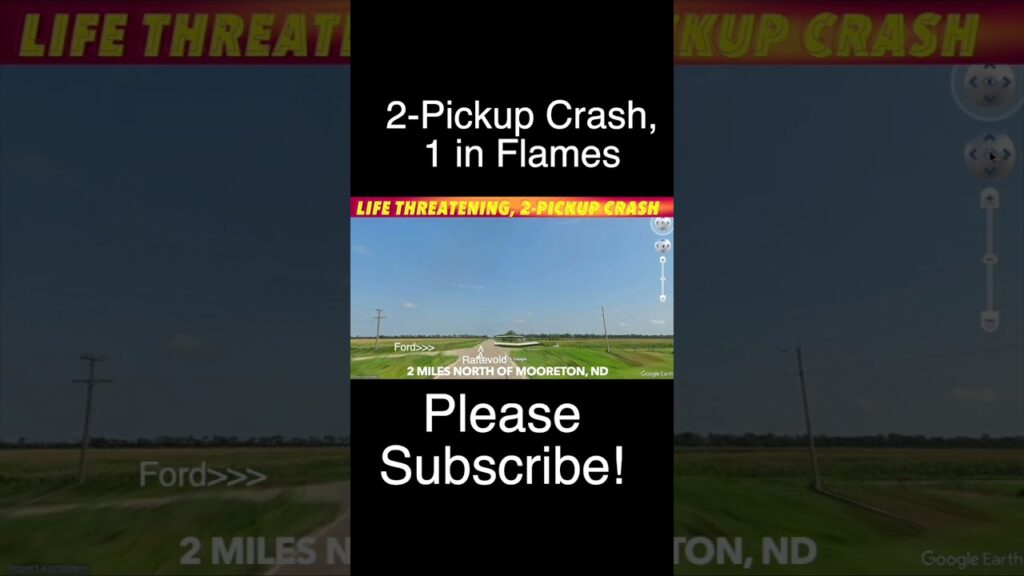 Three Injured In 2Pickup Crash Near Mooreton, North Dakota iNewZ