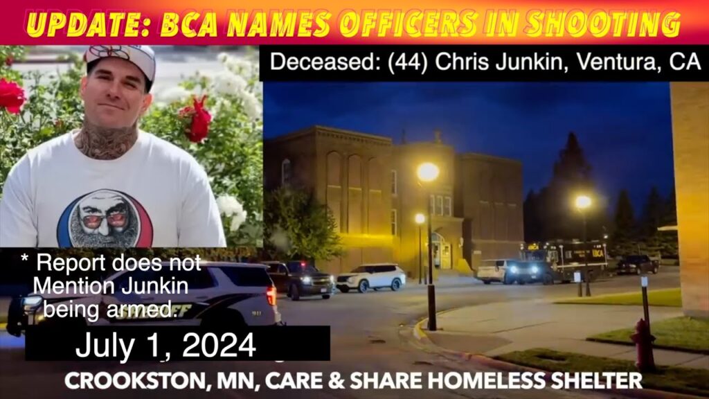 BREAKING NEWS BCA Names Officers Involved In Deadly Shooting At Crookston, MN Homeless Shelter