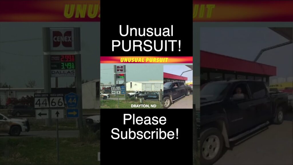 EXCLUSIVE Unusual Pursuit Captured On Video In Drayton, North Dakota