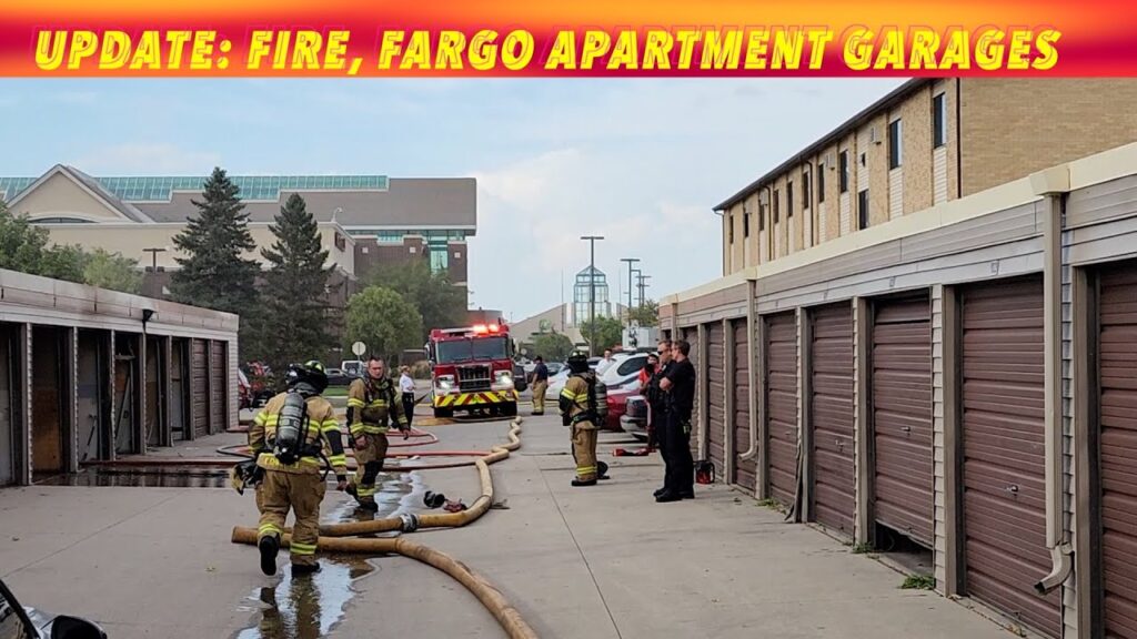 UPDATE: Fire At Fargo Apartment Complex Garages - iNewZ