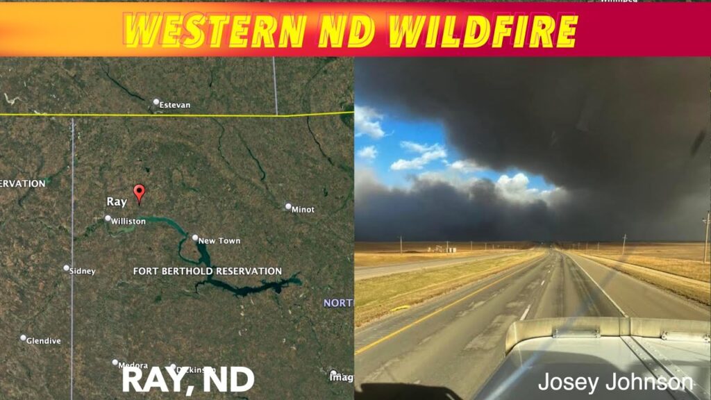 Massive Western North Dakota Wildfires - iNewZ