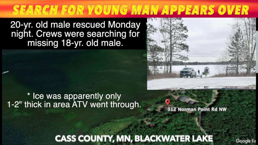 BREAKING NEWS: It Appears Search For Man Who Went Through Ice On ...