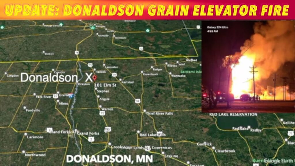 UPDATE: Donaldson Grain Elevator Fire - iNewZ