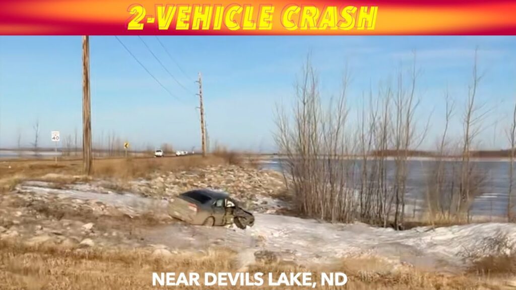 BREAKING NEWS: 2 Vehicle Crash Near Devils Lake ND iNewZ