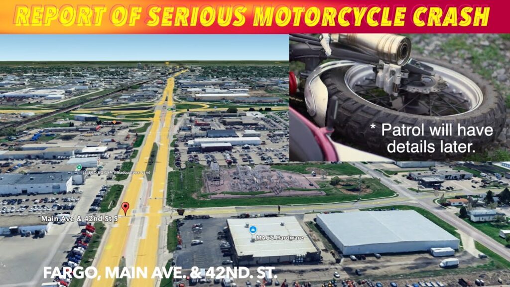 BREAKING NEWS: Serious Motorcycle Vs. Vehicle Crash In Fargo - iNewZ