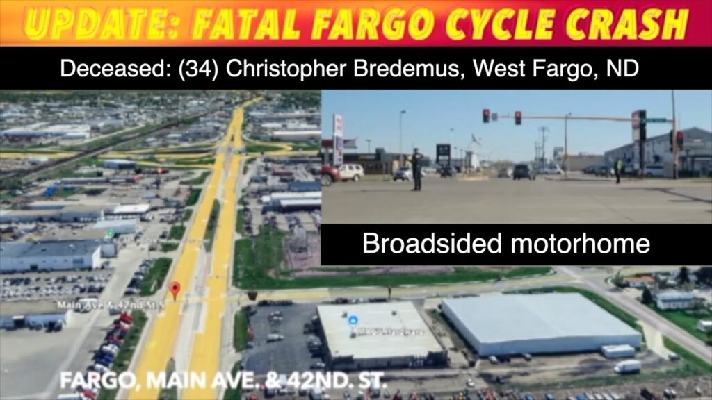 UPDATE: Motorcycle Driver Killed in Fargo Crash Identified - iNewZ