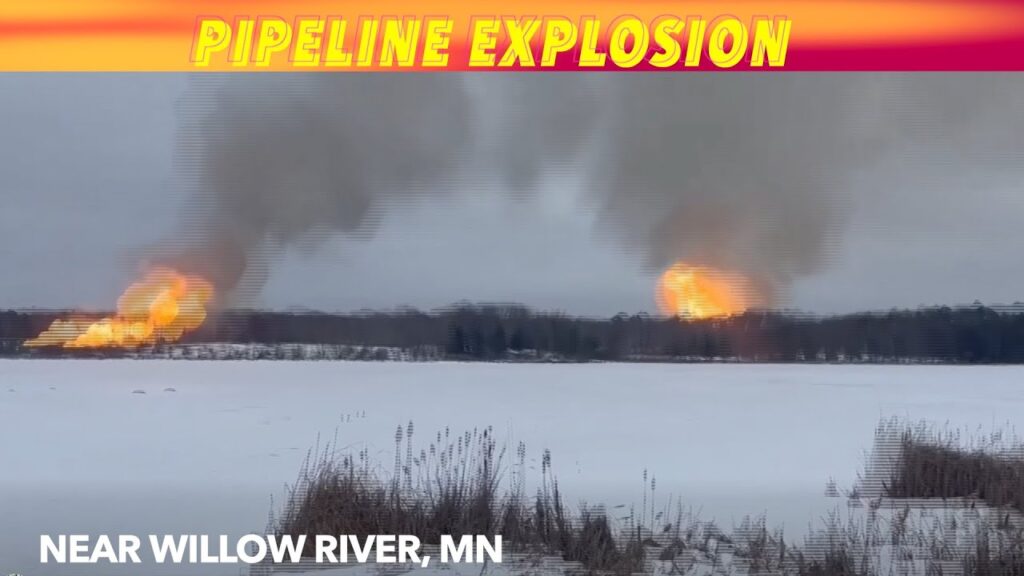 BREAKING NEWS: Pipeline Explosion In Pine County, Minnesota - iNewZ