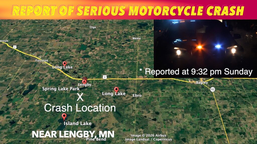 Report Of Serious Sunday Night Motorcycle Crash In Polk County, MN - iNewZ